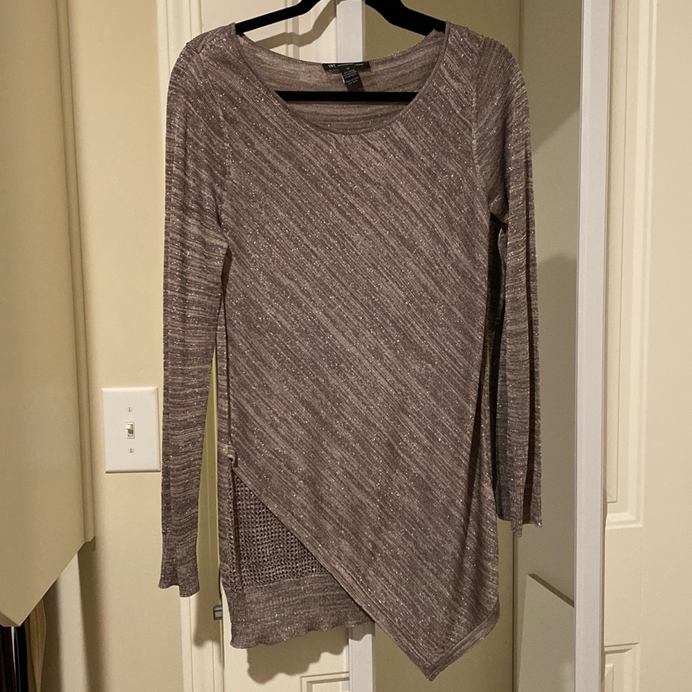 INC Blush/Black Top size Medium